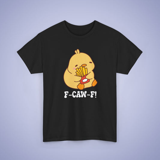 Chip Lover F CAW F White Cute Funny Chick Unisex Chicken T Shirt
