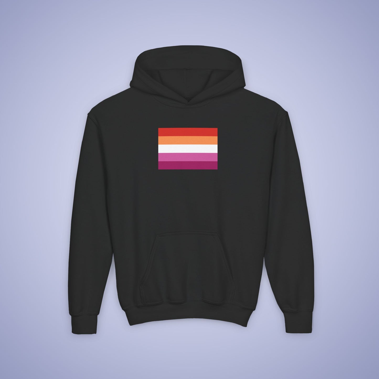 Lesbian Pride Kids Cotton Hoodie LGBTQ Pride Month