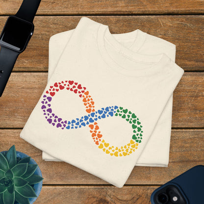 Infinity Heart Graphic Autism Awareness Unisex T Shirt