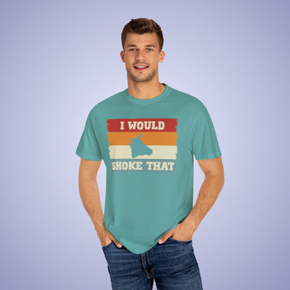 I Would Smoke That Beef Meat Smoker Comfort Colors Mens T Shirt Fathers Day Gift
