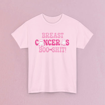 Breast Cancer is Boo Sh*t Funny Halloween Ghost Unisex T Shirt