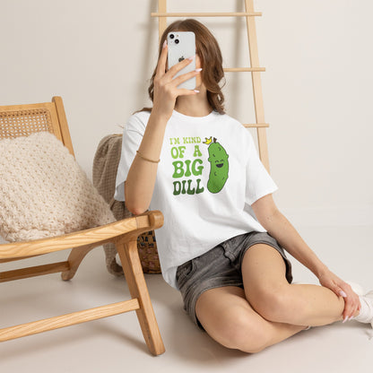 Im Kind of a Big Dill Pickle Lover Pickleball Tee Graphic Design T Shirt
