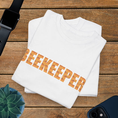 Bee Keeper Sweet As Honey Honeycomb Word Art Design Unisex T Shirt