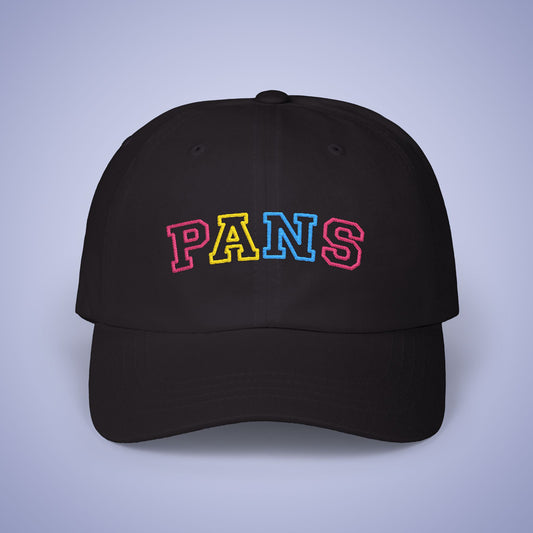 Pansexual Pride Month Embroidered Classic Dad Cap Unisex Coloured Embroidery