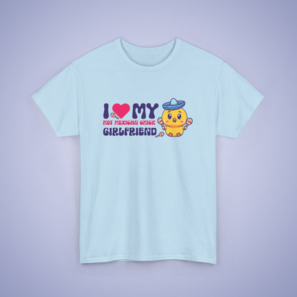 I Love My Hot Mexican Chick Girlfriend Cinco De Mayo Unisex Oversized T Shirt