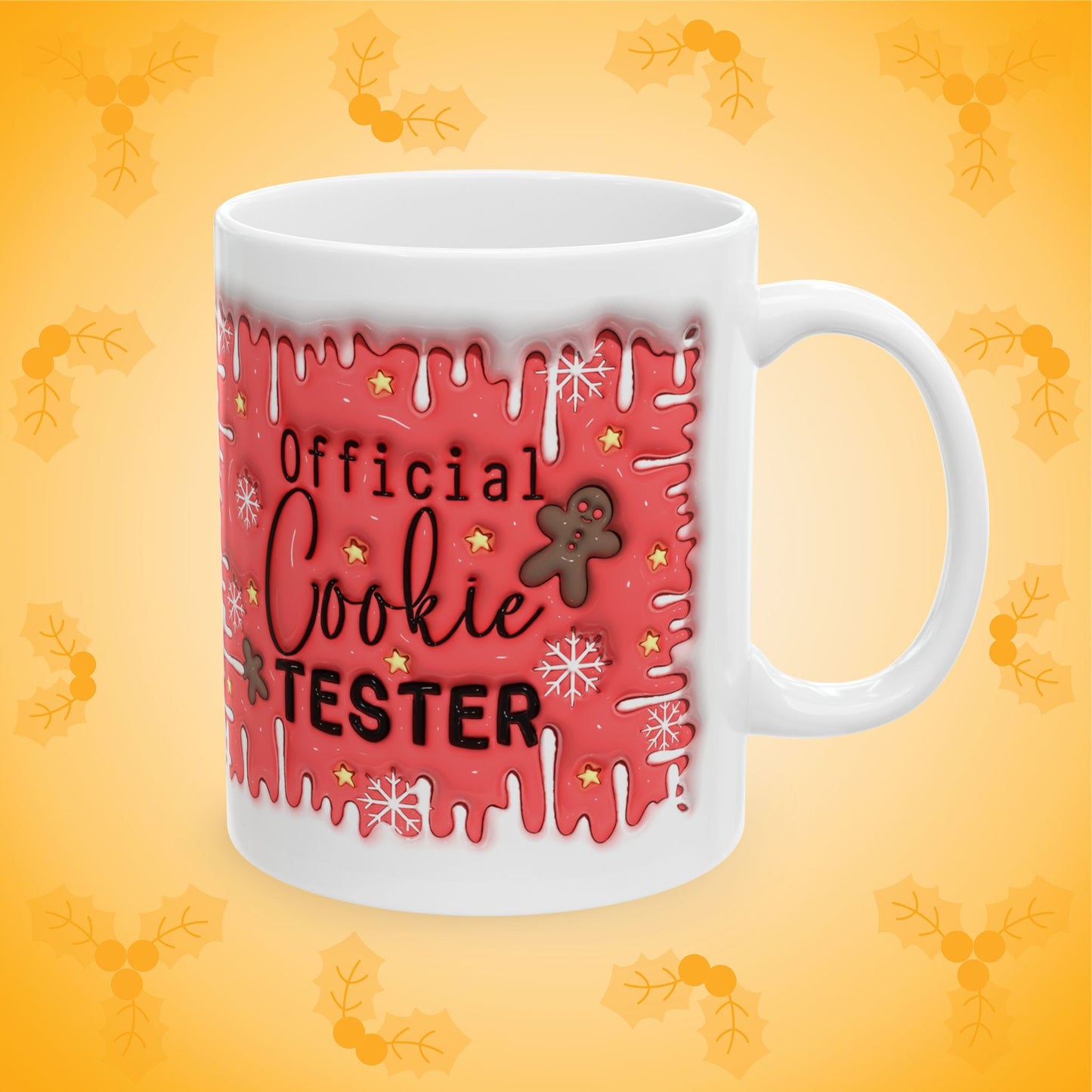 Official Cookie Tester Christmas Mug