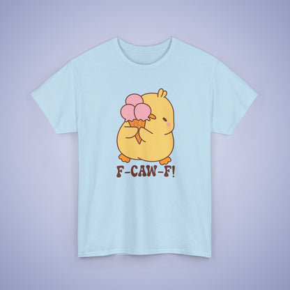 Ice Cream Lover F CAW F Cute Funny Chick Unisex Chicken T Shirt