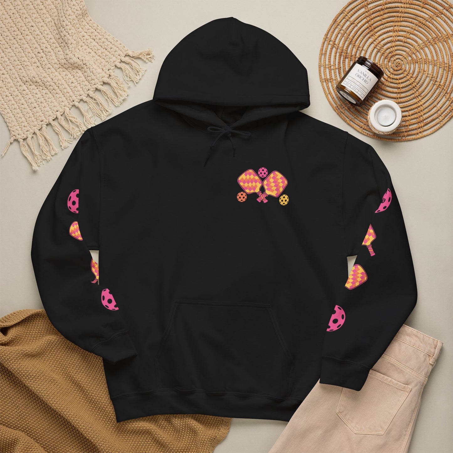 Diagnosed with a Chronic Dinking Disorder Pickleball Hoodie | Funny Pickleball Lover Gift Dark Version