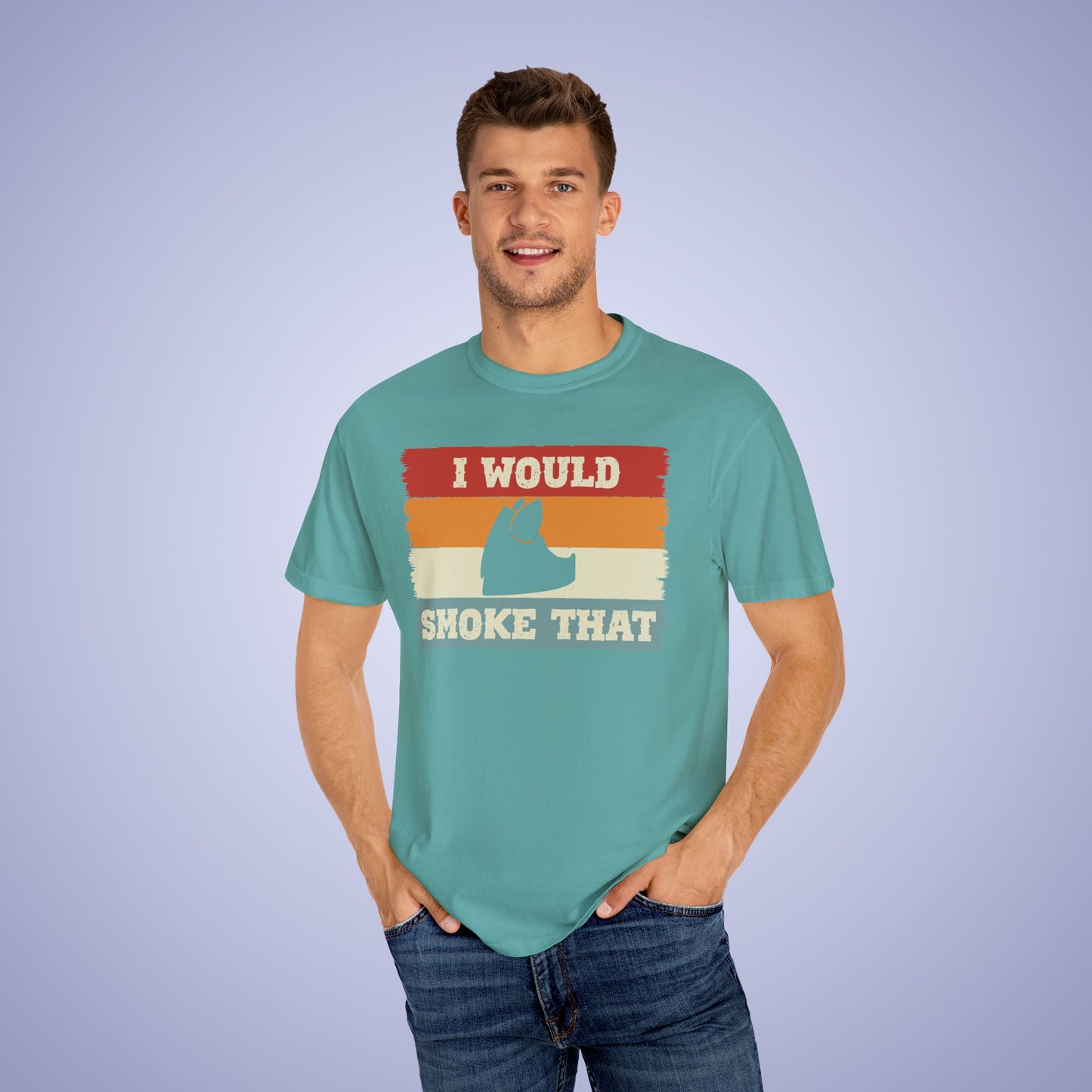 I Would Smoke That Pork Meat Smoker Comfort Colors Mens T Shirt Fathers Day Gift