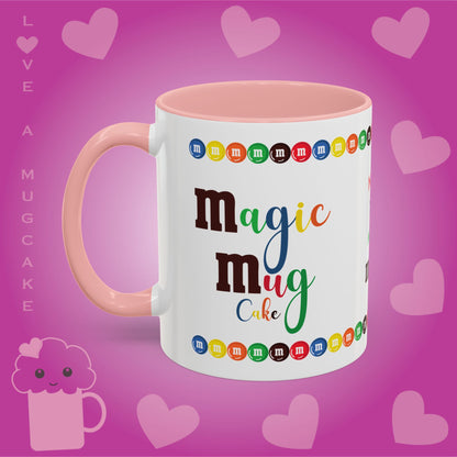 Magic Mug Cake Mug M&M's Inspired with Recipe