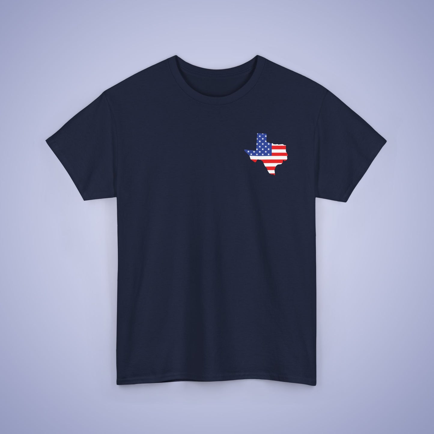 Texas Map Pocket Art Proud American Unisex T Shirt