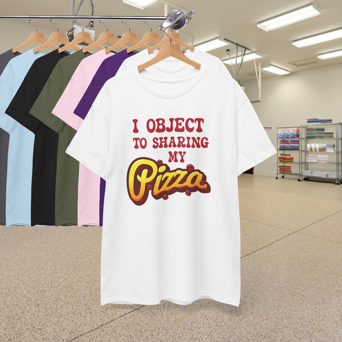 I Object to Sharing My Pizza Lover Graphic Art Lawyer Funny Unisex T Shirt