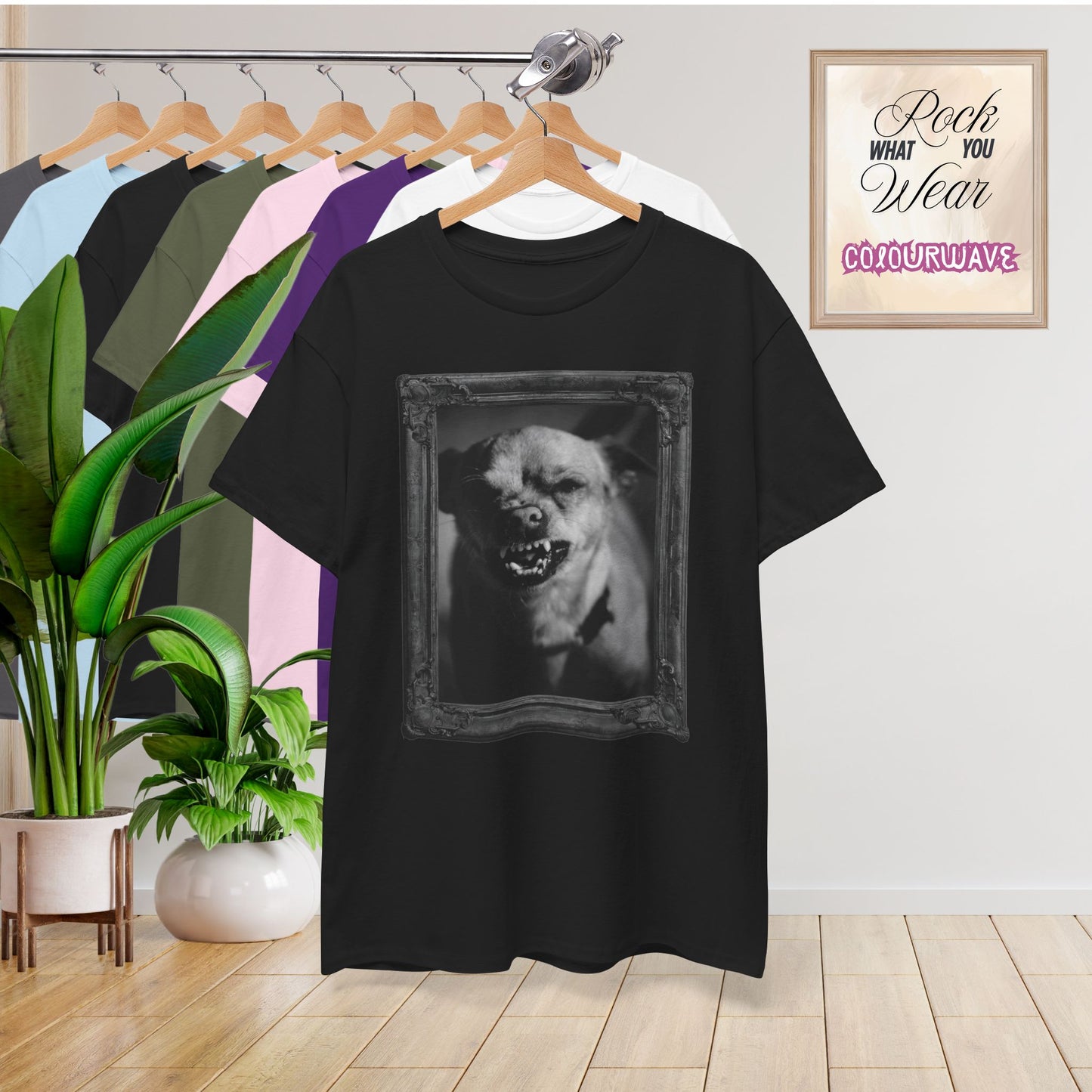 Angry Dog Spooky Halloween T-Shirt | Photographic Design