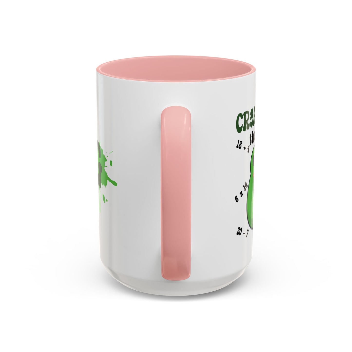 Croak-ulate the Answer Math Teacher Frog Lover Gift Coffee Mug Ceramic