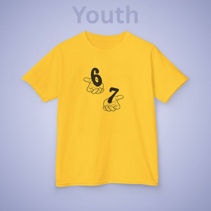 Juggling Hands 67 Tee Fun Trending Kids Cotton T Shirt Six Seven Youth