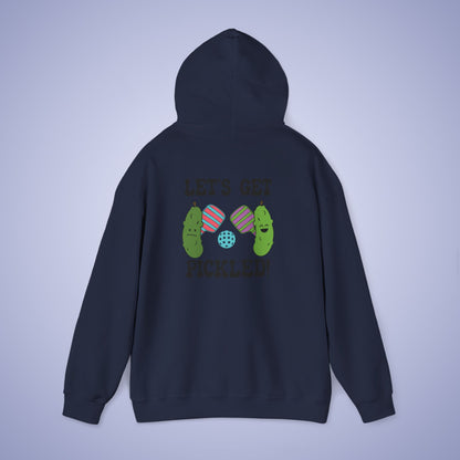 Lets Get Pickled Funny Pickleball Lover Drinking Gift Hoodie Graphic Design Sweatshirt