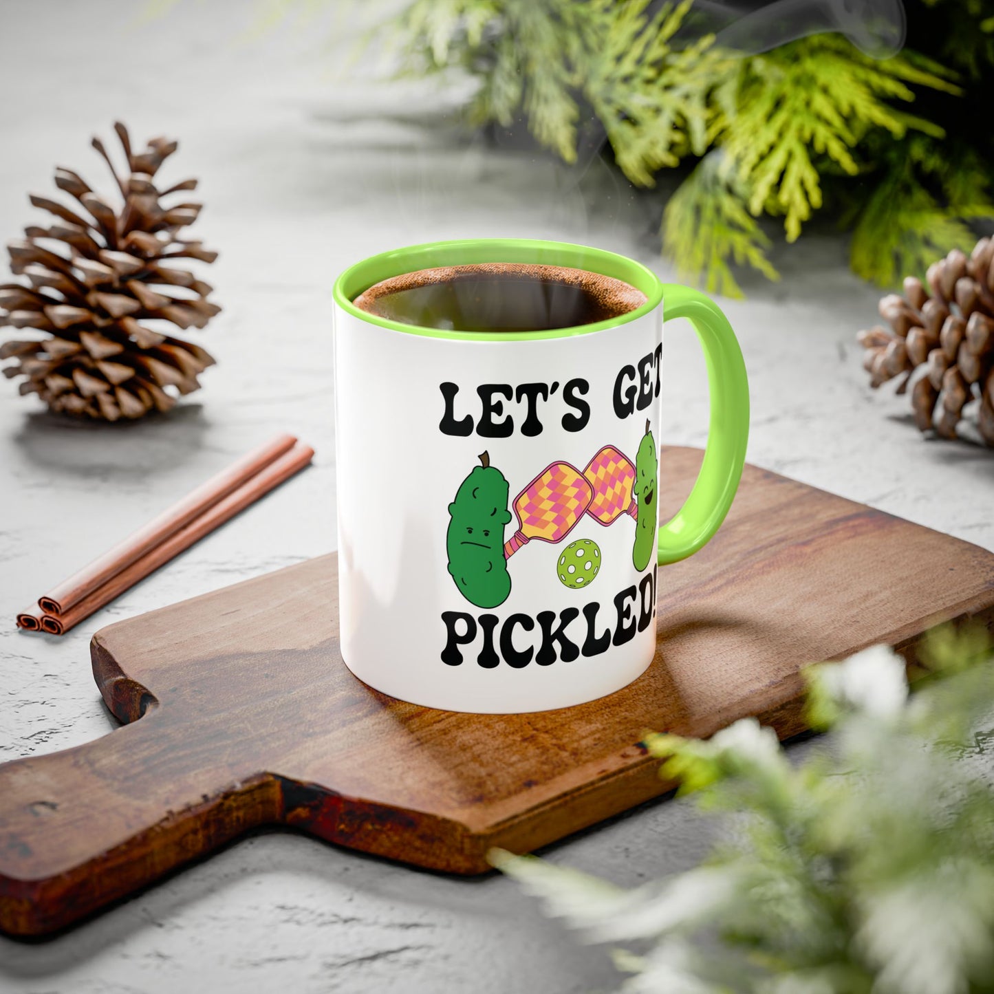 Lets Get Pickled Pickleball Mug | Fun Pickle Lover Gift Mug