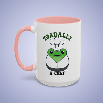 Toadally a Chef Frog Lover Gift Coffee Mug Ceramic