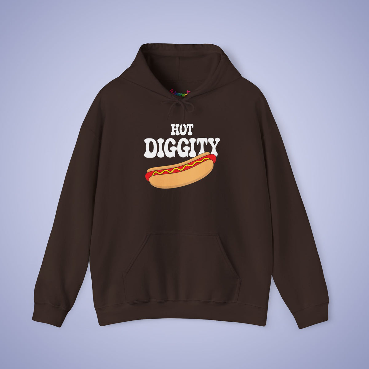 Hot Diggity Dog Hot Dog Hoodie | Hot Dog Lover Gift White