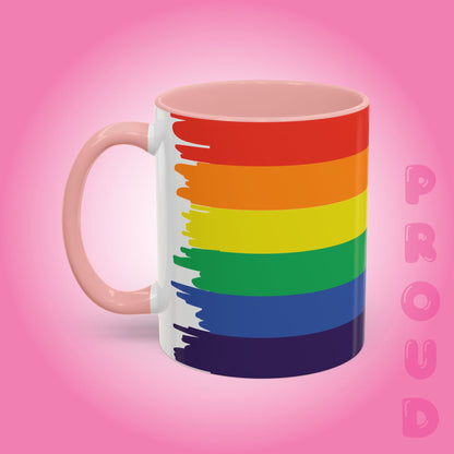 Pride Paint Style Coffee Mug