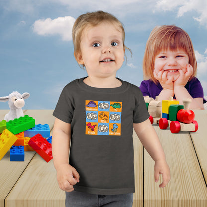 Fifth Grade Fun Dinosaurs Kids Cotton T Shirt Back To School Toddler