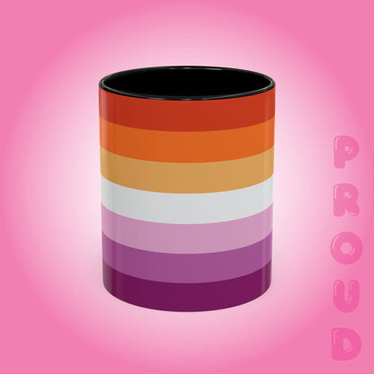 Lesbian Paint Style Coffee Mug