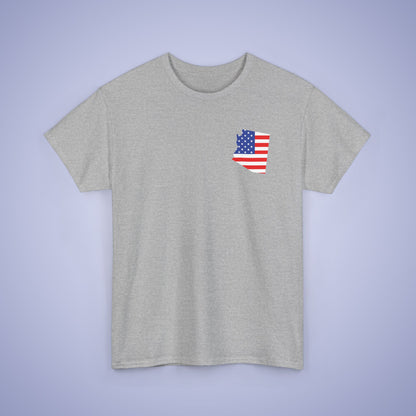 Arizona Map Pocket Art Proud American Unisex T Shirt