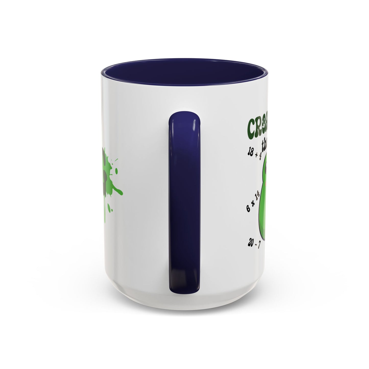 Croak-ulate the Answer Math Teacher Frog Lover Gift Coffee Mug Ceramic