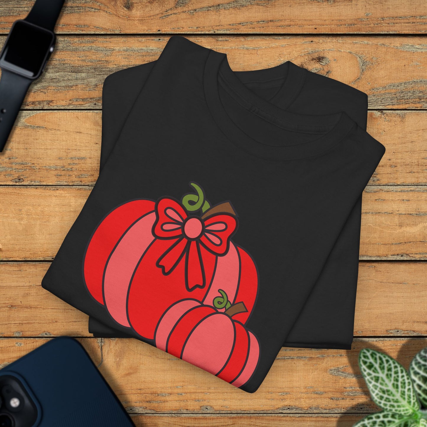 Thanksgiving Fall Inspired Halloween Red Pumpkin Unisex T Shirt