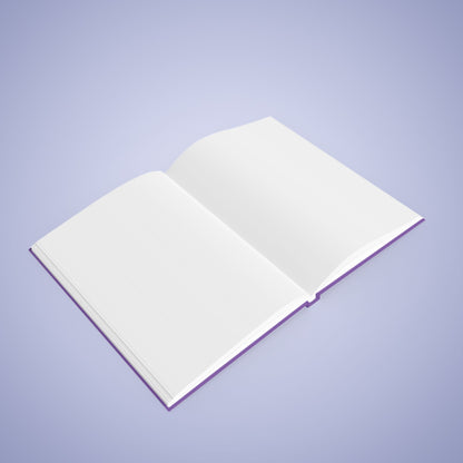 Travel Journal Personalized Name Light Purple Graduation Gift Hard Backed Notebook
