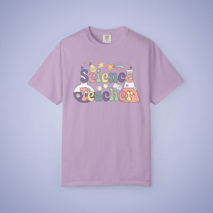 Science Teacher T Shirt Retro Comfort Colors Unisex Back to School