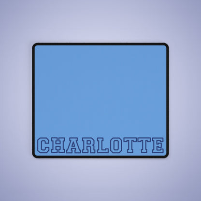 University Style Personalized Name XXXXL Light Blue Mouse Pad