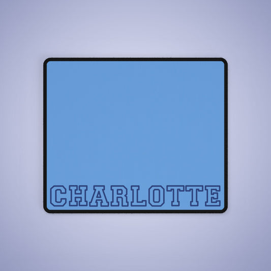 University Style Personalized Name XXXXL Light Blue Mouse Pad