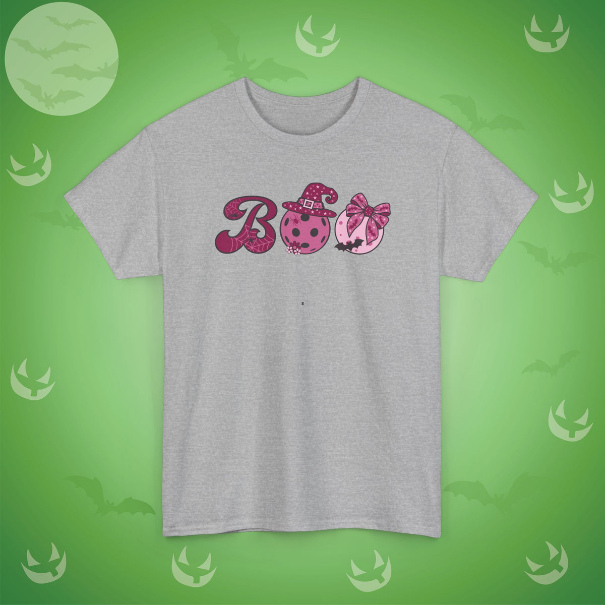 Pickleball BOO T-Shirt | Girly Coquette Halloween Design