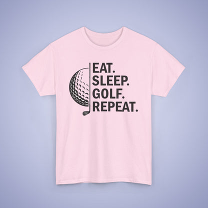 Eat Sleep Golf Repeat Unisex T-Shirt