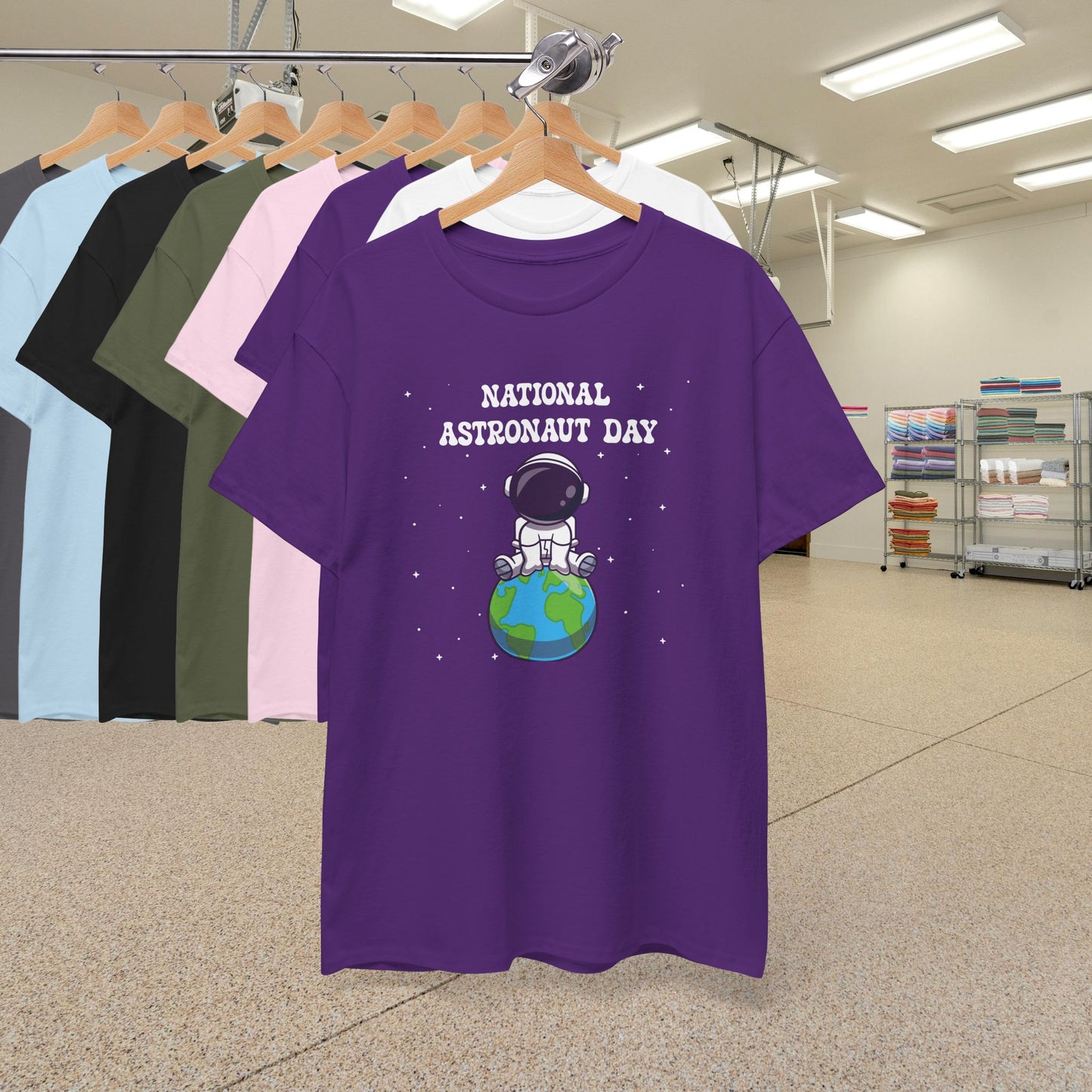 National Astronaut Day Unisex Graphic T Shirt