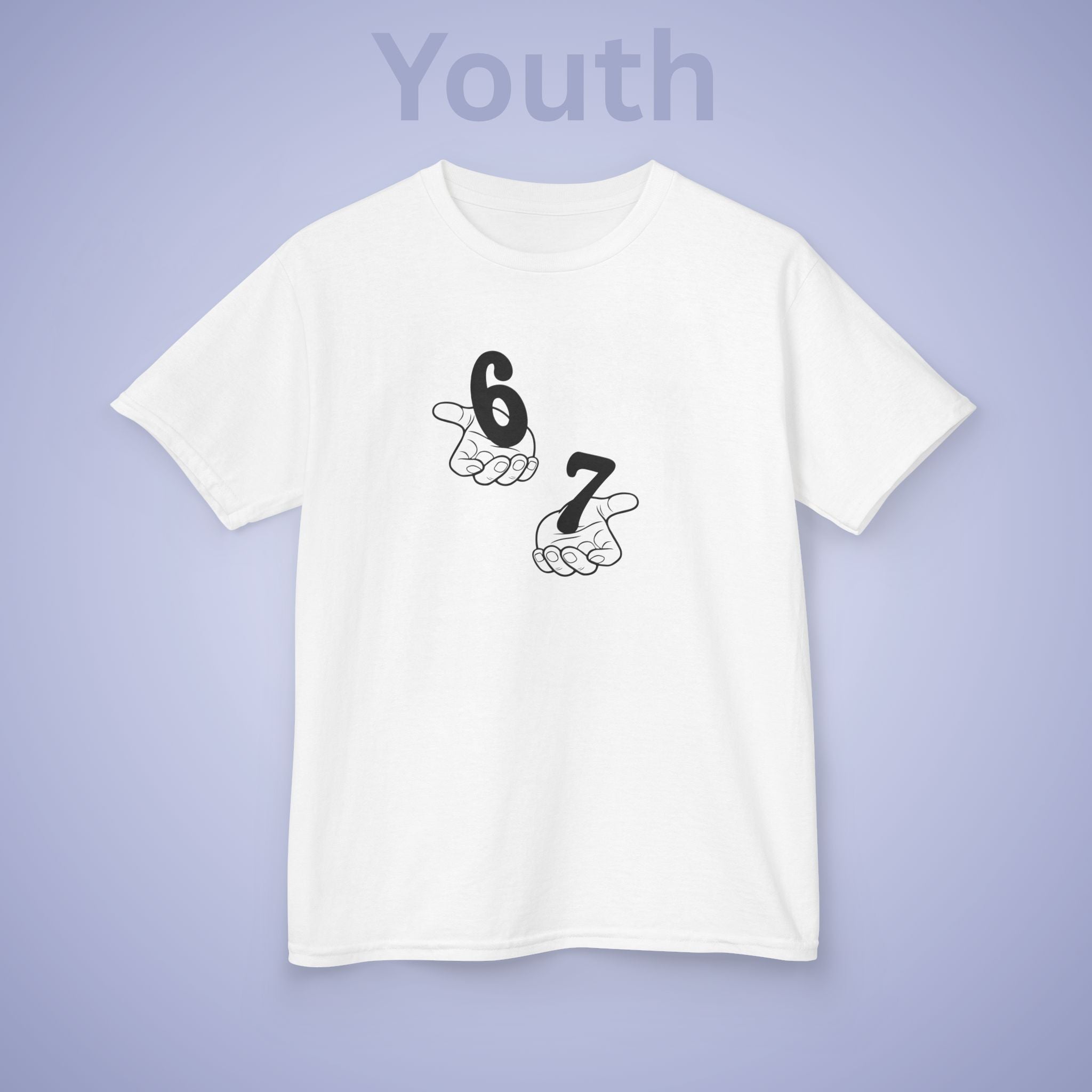 Juggling Hands 67 Tee Fun Trending Kids Cotton T Shirt Six Seven Youth