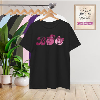 Bowling BOO T-Shirt | Girly Coquette Halloween Design