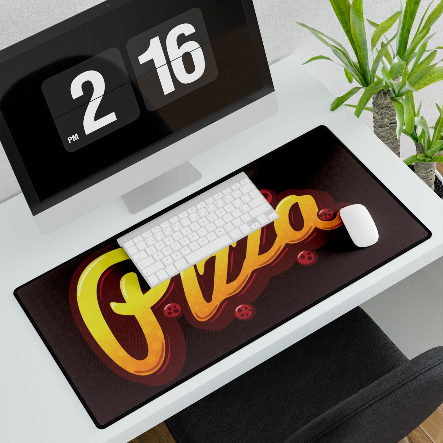 Pizza Pizza Decor Gaming Desk Mat Medium & Large Foodie Gift