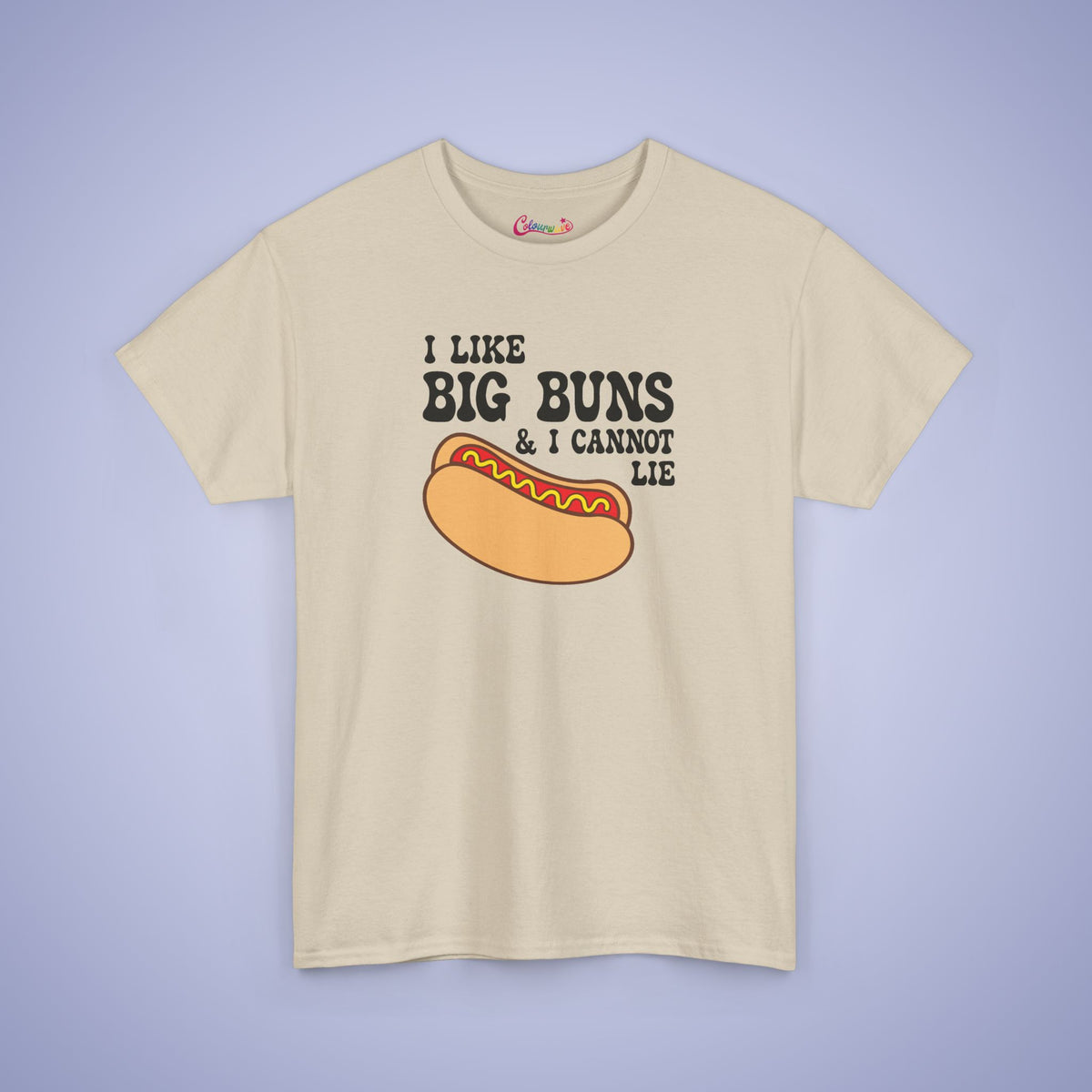 I like Big Buns and I Cannot Lie Funny Hot Dog T-Shirt | Hot Dog Lover Gift Black