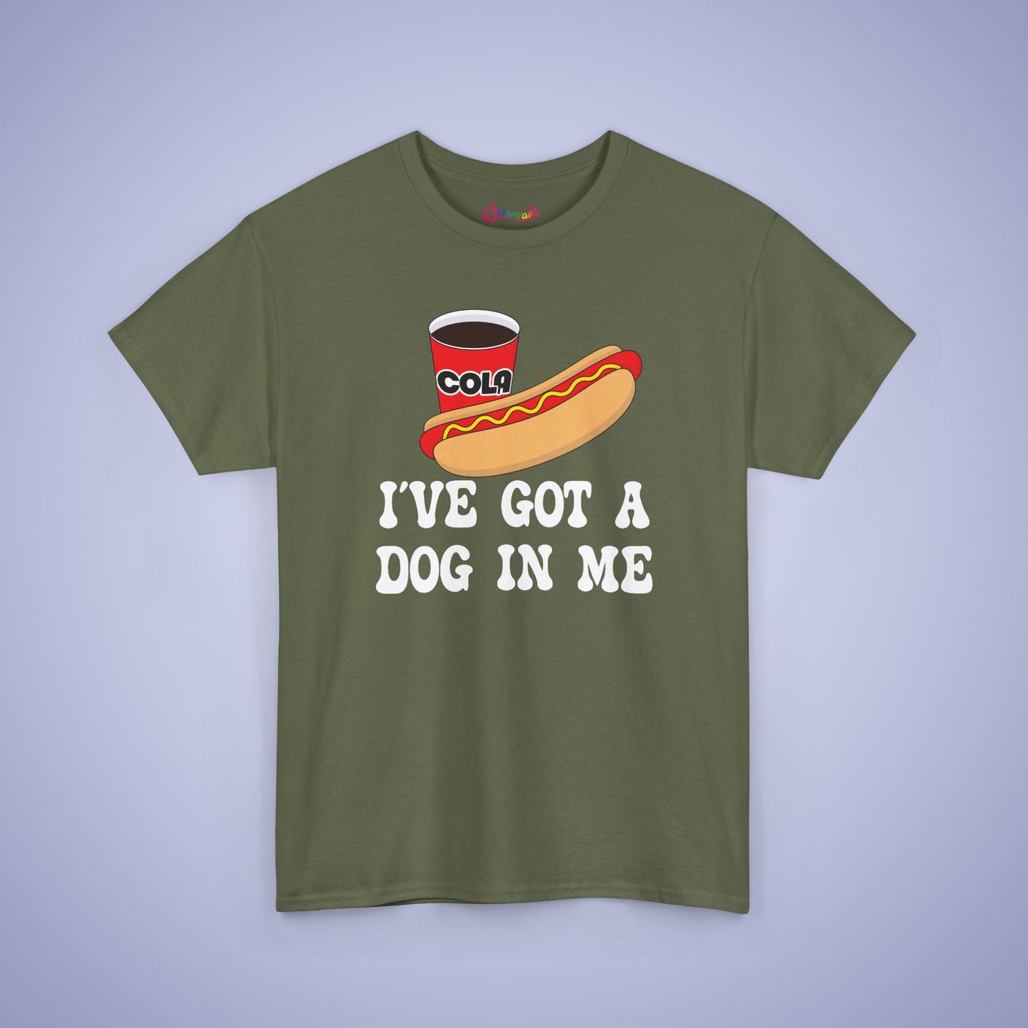 I've Got a Dog in Me Funny Hot Dog T-Shirt | Hot Dog Lover Gift White
