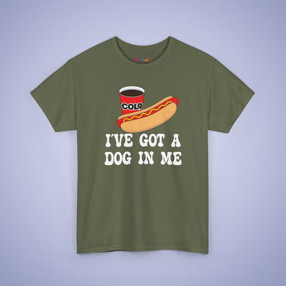 I've Got a Dog in Me Funny Hot Dog T-Shirt | Hot Dog Lover Gift White