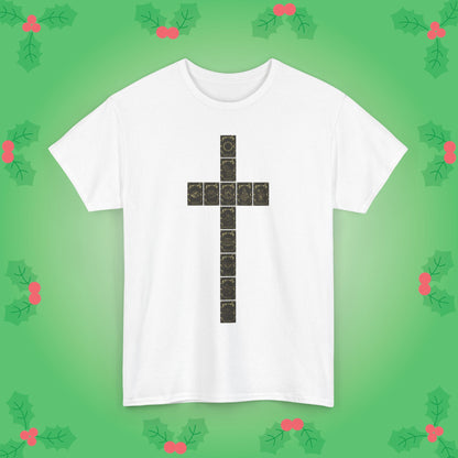 Christmas Crucifix Tarot Cards Religios Faith Unisex T Shirt