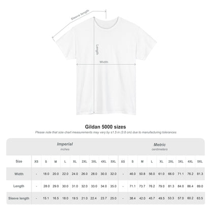 Blank White Unisex Heavy Cotton T Shirt