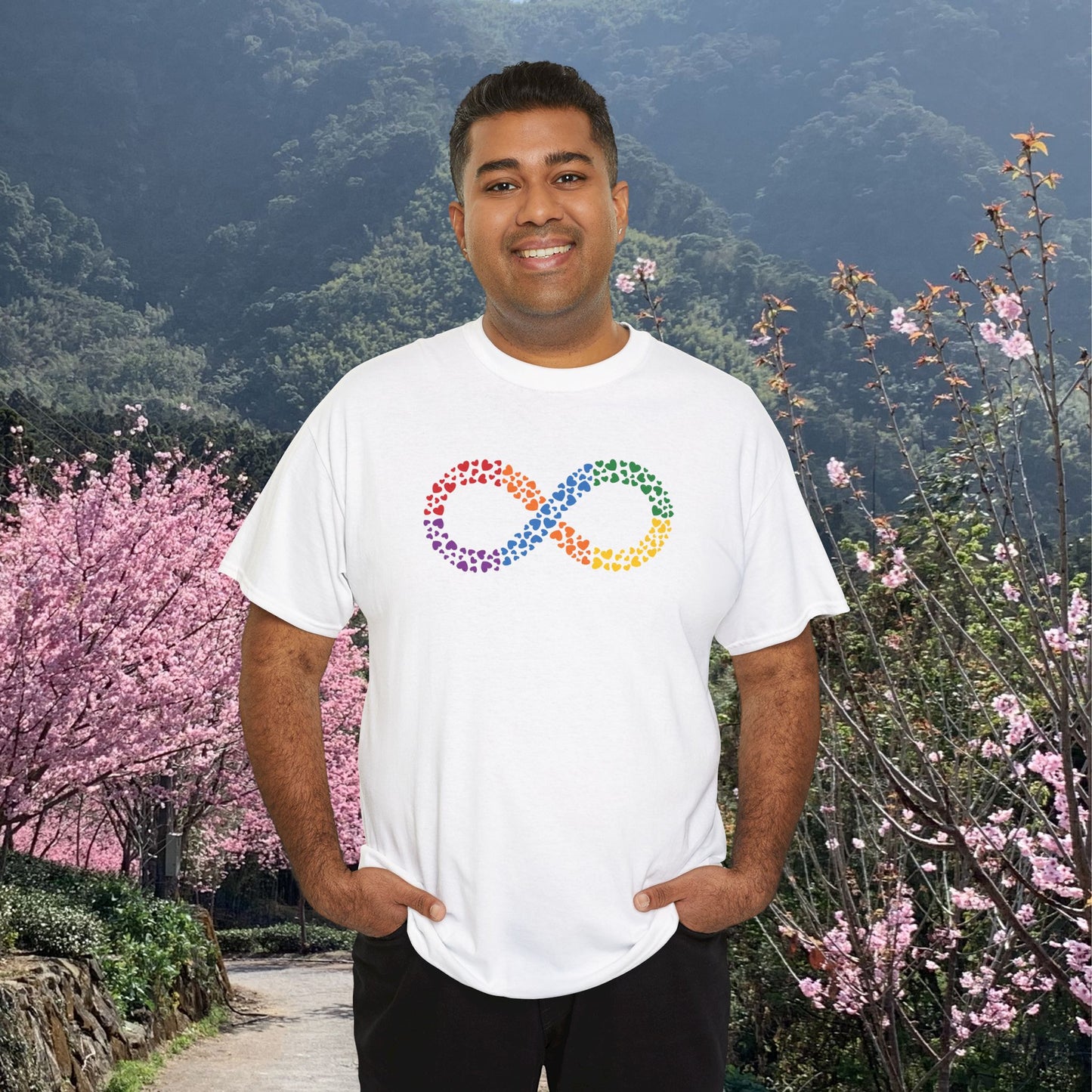 Infinity Heart Graphic Autism Awareness Unisex T Shirt