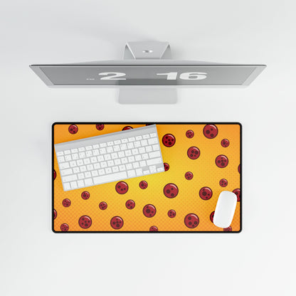 Pepperoni Pizza Lover Decor Gaming Desk Mat Medium & Large Foodie Gift