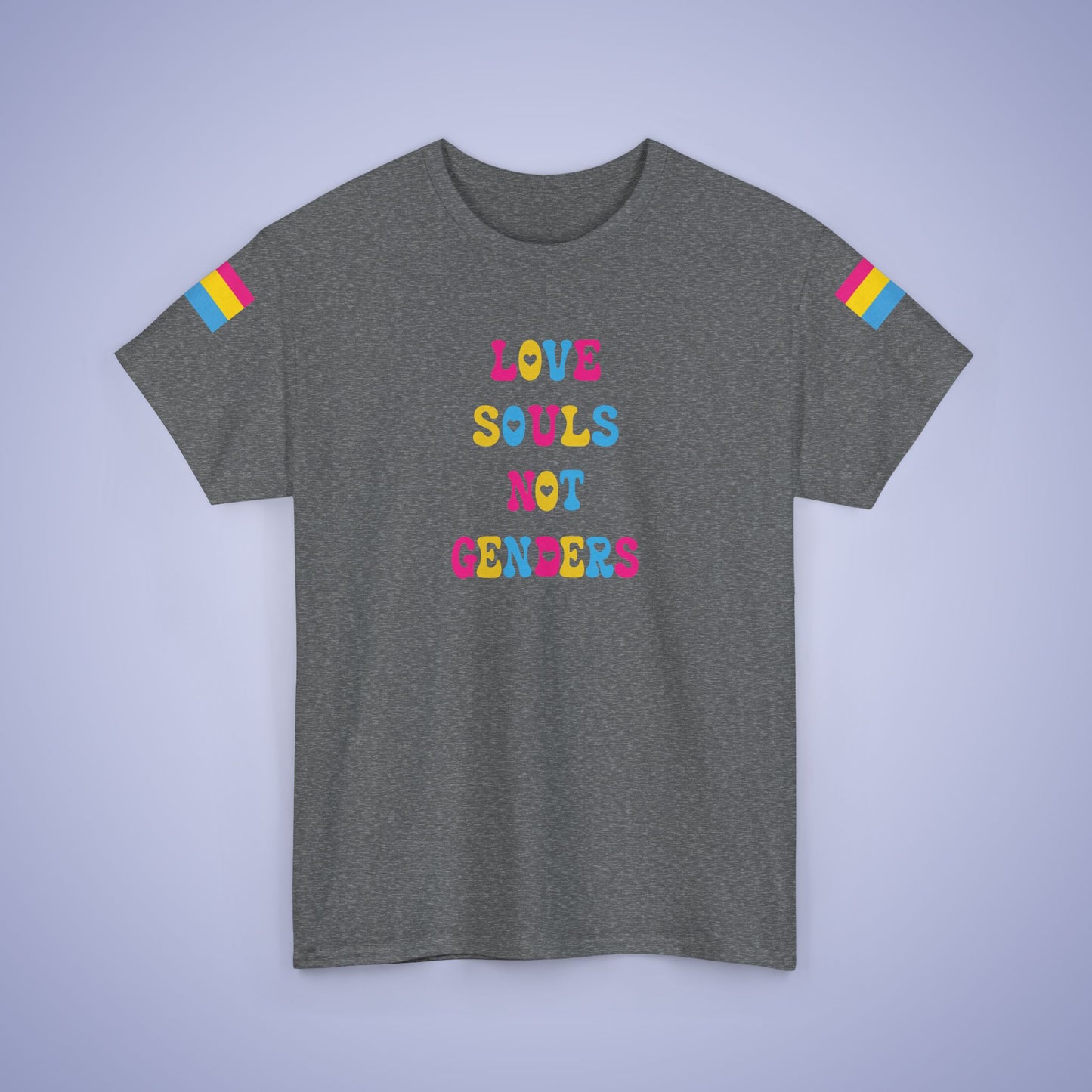 Love Souls Not Gender Pansexual LGBT Pride Month Matching  T Shirt Unisex