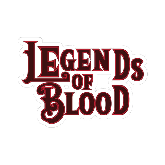 Legends of Blood Logo Sticker
