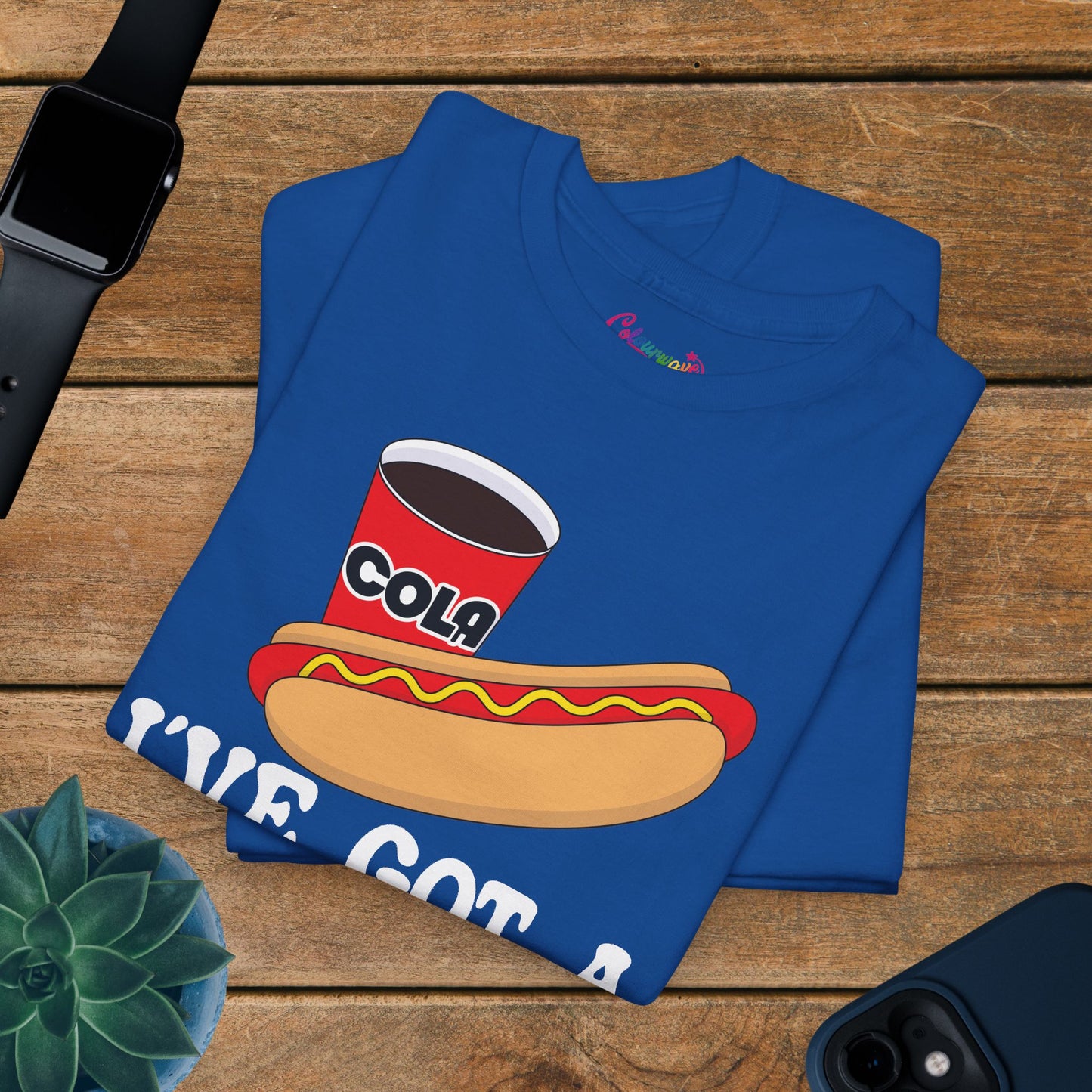 I've Got a Dog in Me Funny Hot Dog T-Shirt | Hot Dog Lover Gift White
