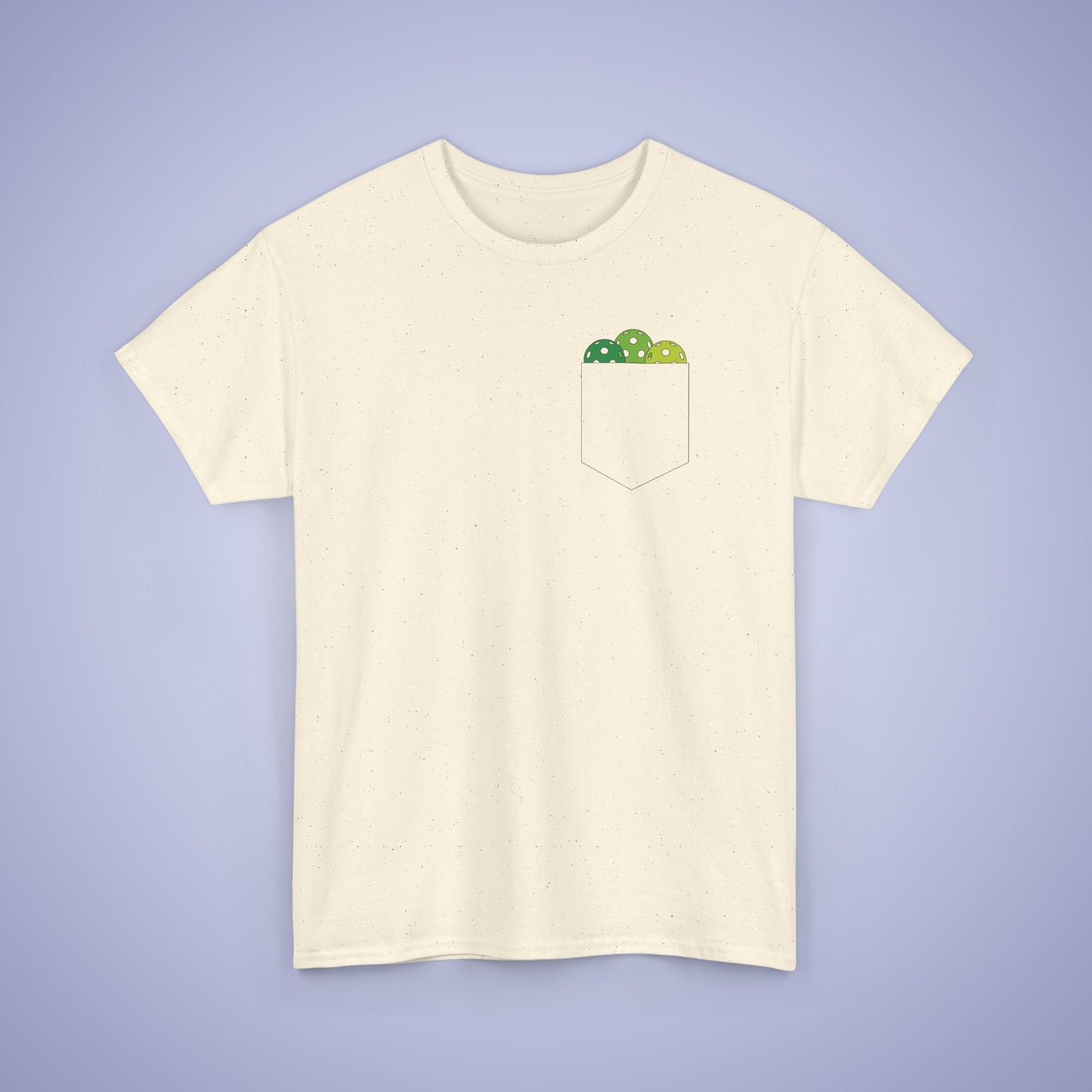 Pickleball Pocket Design T Shirt Green Graphic Design